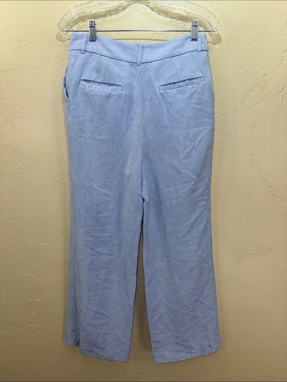 LOFT Light Blue Wide Leg Pants - Picture 6 of 9